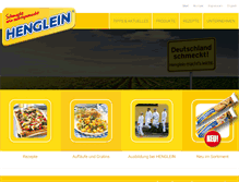 Tablet Screenshot of henglein.de